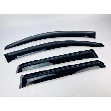 Дефлектори вікон Mitsubishi Outlander 2012-2020 накладні (DEFL) Q2-2